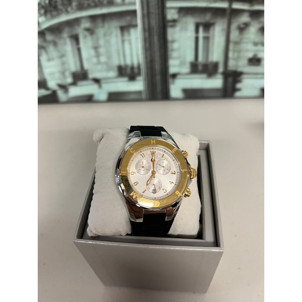 Michele MWW12F000096 Jelly Bean Silver Dial Silicone Strap Women's Watch